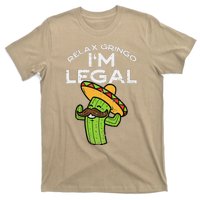 Relax Gringo Im Legal Funny Cinco De Mayo Mexican Immigrant T-Shirt