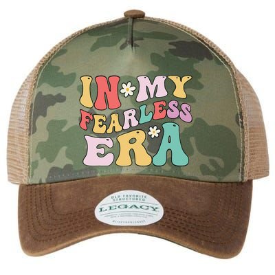 Retro Groovy In My Fearless Era Vintage Legacy Tie Dye Trucker Hat