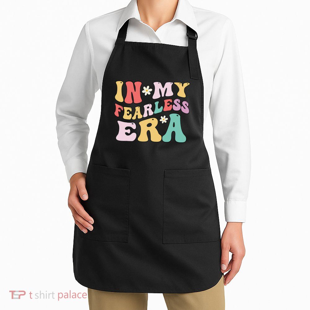 Retro Groovy In My Fearless Era Vintage Apron