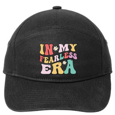 Retro Groovy In My Fearless Era Vintage 7-Panel Snapback Hat
