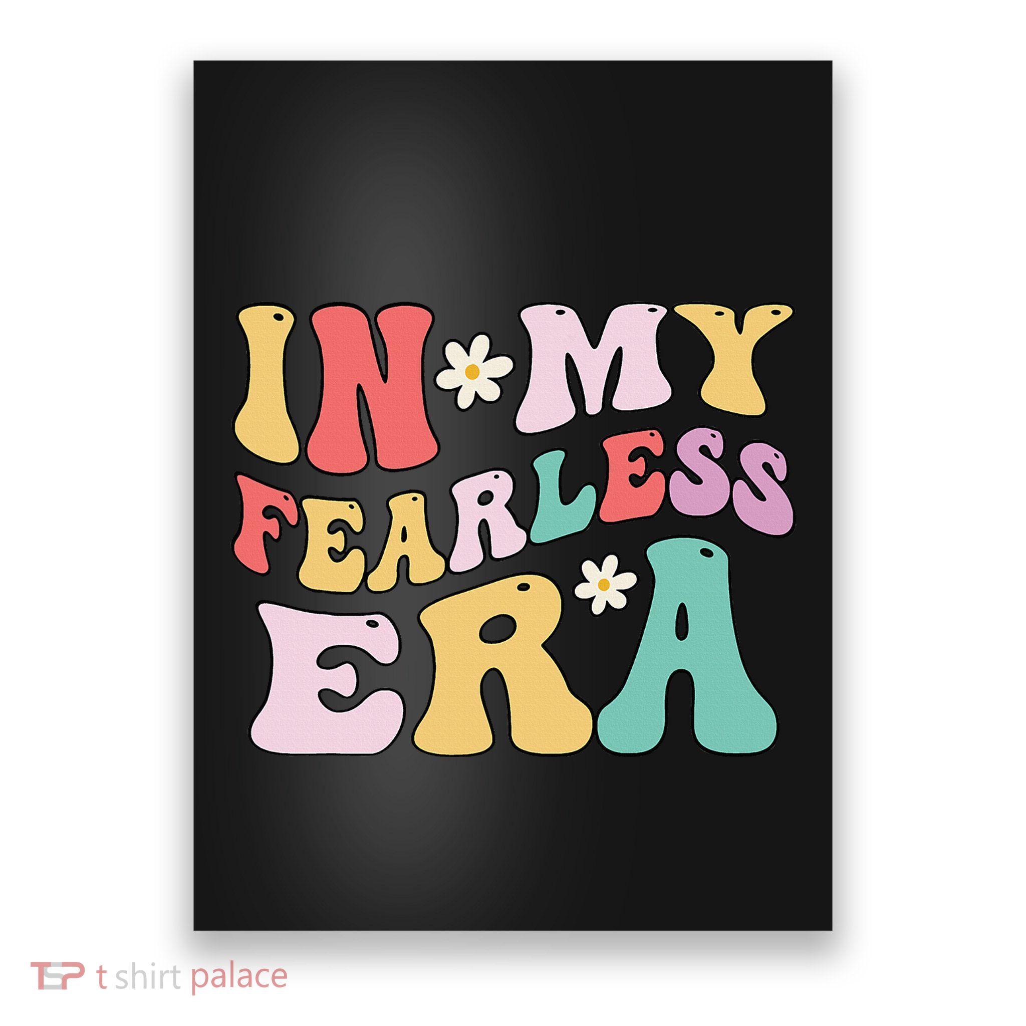 Retro Groovy In My Fearless Era Vintage Poster
