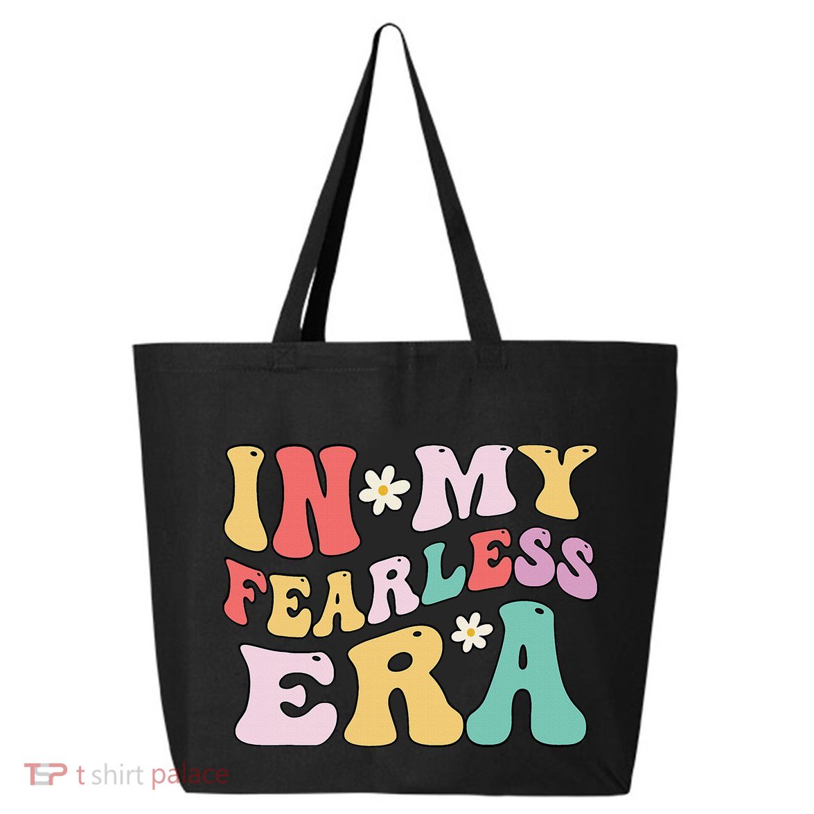 Retro Groovy In My Fearless Era Vintage 25L Jumbo Tote