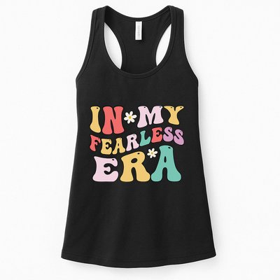 Retro Groovy In My Fearless Era Vintage Womens Tank Top