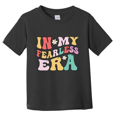 Retro Groovy In My Fearless Era Vintage Toddler T-Shirt