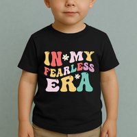Retro Groovy In My Fearless Era Vintage Toddler T-Shirt