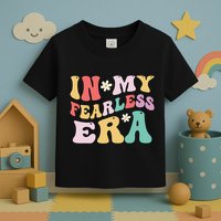 Retro Groovy In My Fearless Era Vintage Toddler T-Shirt