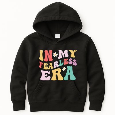Retro Groovy In My Fearless Era Vintage Kids Hoodie