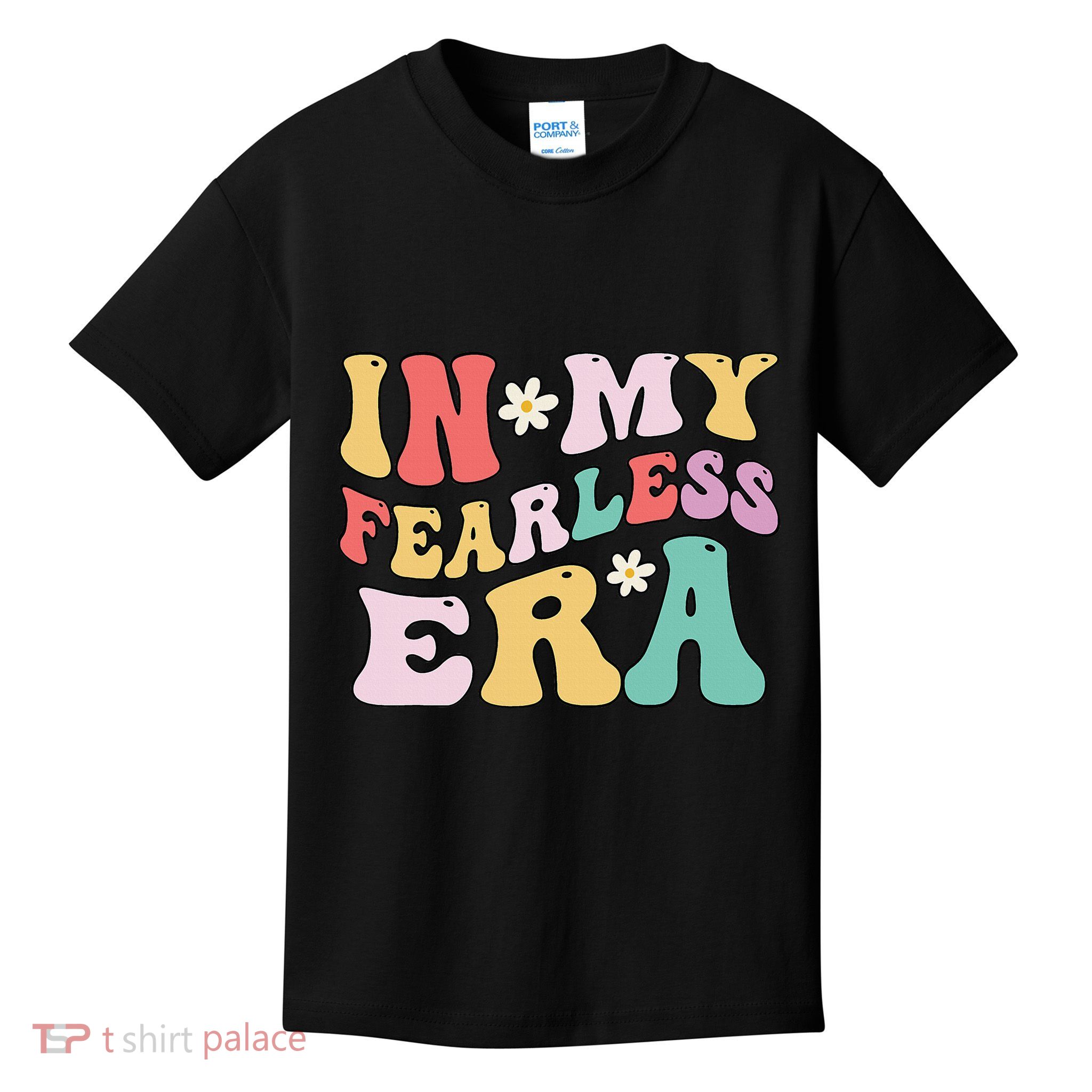 Retro Groovy In My Fearless Era Vintage Kids T-Shirt