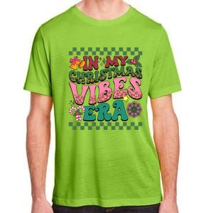 Retro Groovy In My Christmas Vibes Era Xmas Matching Pajamas Great Gift Adult ChromaSoft Performance T-Shirt