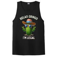 Relax Gringo Im Legal Latino Mexican Immigrant PosiCharge Competitor Tank