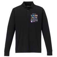 Retro Groovy ItS A Taylor Thing You WouldnT Understand Performance Long Sleeve Polo