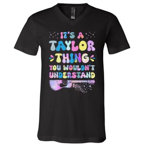 Retro Groovy ItS A Taylor Thing You WouldnT Understand V-Neck T-Shirt