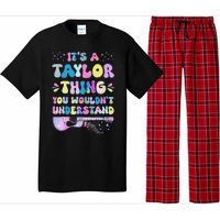 Retro Groovy ItS A Taylor Thing You WouldnT Understand Pajama Set