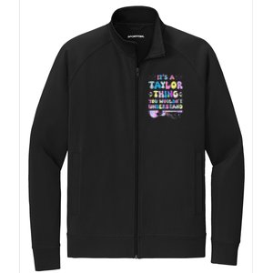 Retro Groovy ItS A Taylor Thing You WouldnT Understand Stretch Full-Zip Cadet Jacket