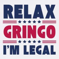 Relax Gringo Im Legal Funny Mexican American Immigration Joke Poster