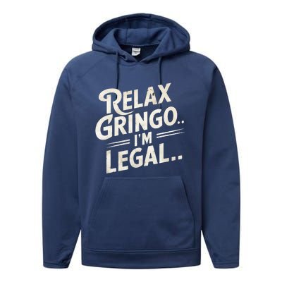 Relax Gringo Im Legal Performance Fleece Hoodie