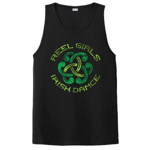 Reel Girl Irish Dance St Patricks Day Ceili Dancer Girl PosiCharge Competitor Tank