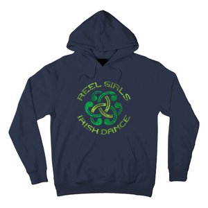 Reel Girl Irish Dance St Patricks Day Ceili Dancer Girl Hoodie