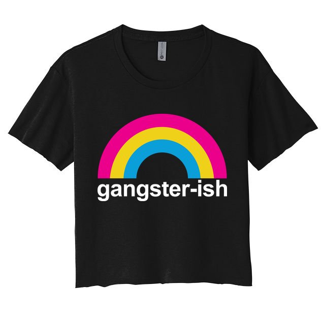 Rainbow Gangster Ish Crop Top