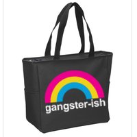 Rainbow Gangster Ish Zip Tote Bag