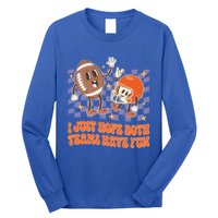 Retro Groovy I Just Hope Both Teams Have Fun Funny Football Cool Gift Long Sleeve Shirt