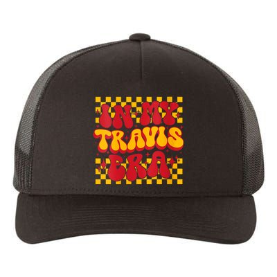 Retro Groovy In My Travis Era Yupoong Adult 5-Panel Trucker Hat