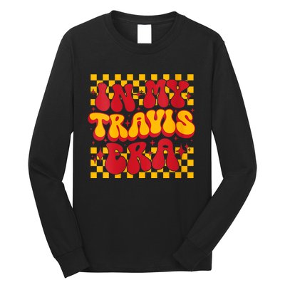 Retro Groovy In My Travis Era Long Sleeve Shirt