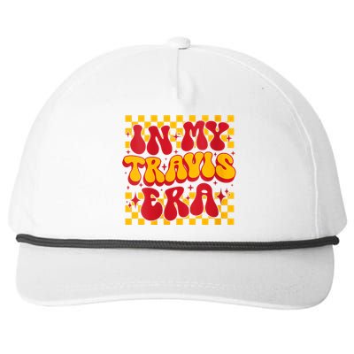 Retro Groovy In My Travis Era Snapback Five-Panel Rope Hat