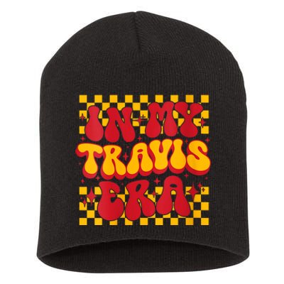 Retro Groovy In My Travis Era Short Acrylic Beanie