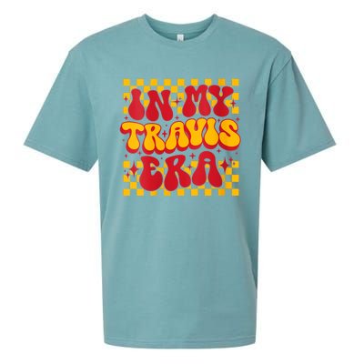 Retro Groovy In My Travis Era Sueded Cloud Jersey T-Shirt