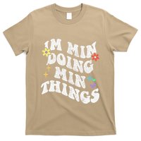 Retro Groovy Im Min Doing Min Things Funny MotherS Day T-Shirt