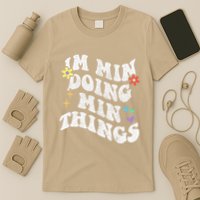 Retro Groovy Im Min Doing Min Things Funny MotherS Day T-Shirt