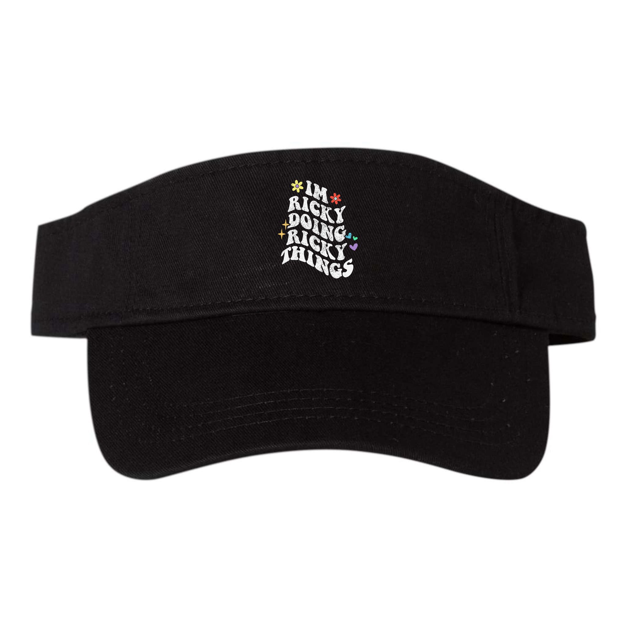 Retro Groovy Im Ricky Doing Ricky Things Funny MotherS Day Visor
