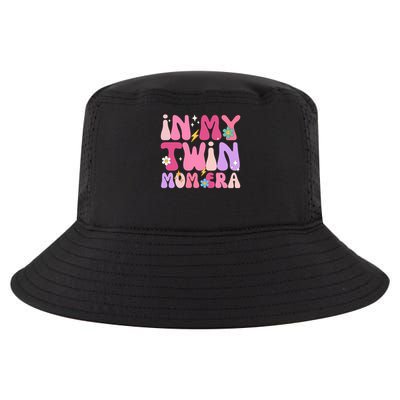 Retro Groovy In My Twin Mom Era Happy Mother's Day 2025 Cool Comfort Performance Bucket Hat