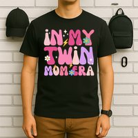 Retro Groovy In My Twin Mom Era Happy Mother's Day 2025 T-Shirt