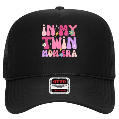 Retro Groovy In My Twin Mom Era Happy Mother's Day 2025 Trucker Hat