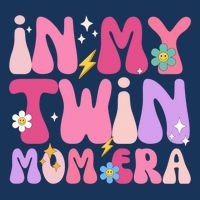Retro Groovy In My Twin Mom Era Happy Mother's Day 2025 Infant Baby Jersey Bodysuit