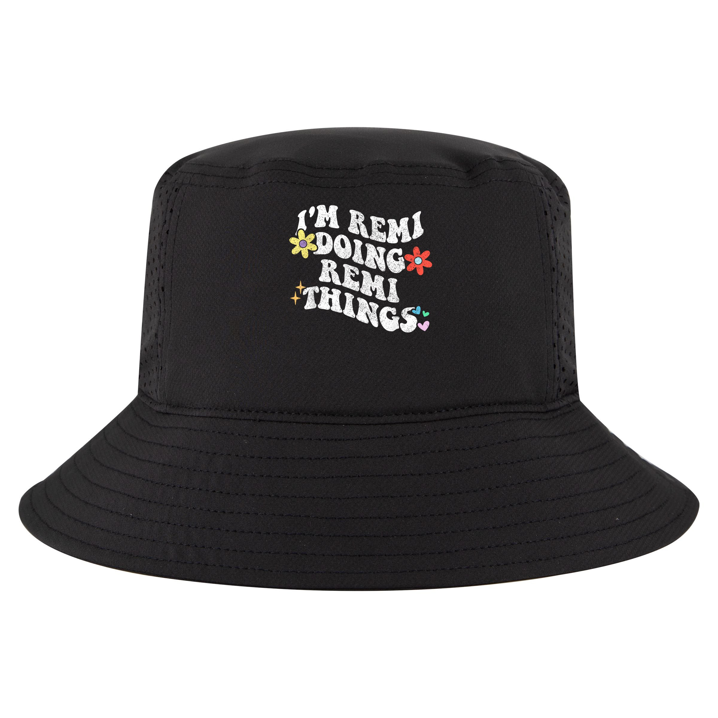 Retro Groovy Im REMI Doing REMI Things Funny Mother's Day Cool Comfort Performance Bucket Hat