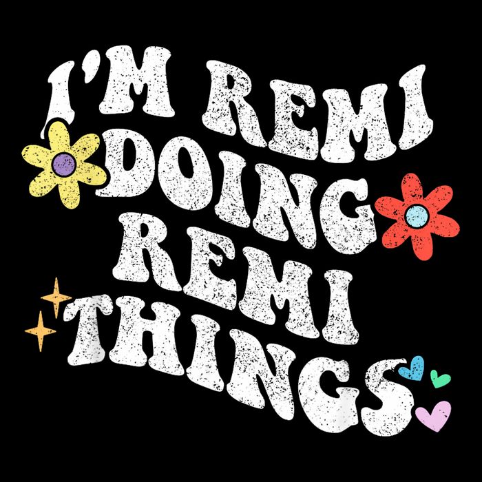 Retro Groovy Im REMI Doing REMI Things Funny Mother's Day Tank Top
