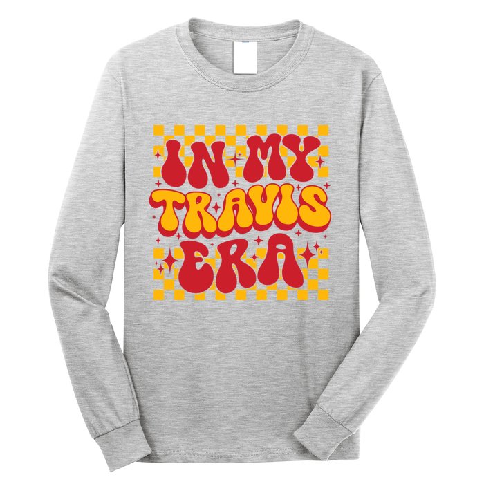 Retro Groovy In My Travis Era Long Sleeve Shirt