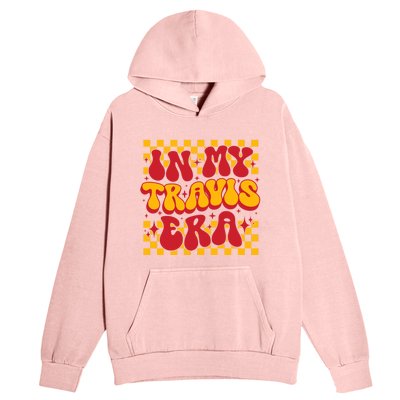 Retro Groovy In My Travis Era Urban Pullover Hoodie