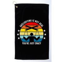 Retro Gaslighting Is Not Real You're Just Crazy Golf Towel