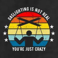 Retro Gaslighting Is Not Real You're Just Crazy Golf Towel