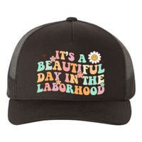 Retro Groovy It'S A Beautiful Day In The Laborhood Yupoong Adult 5-Panel Trucker Hat