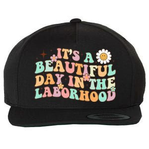 Retro Groovy It'S A Beautiful Day In The Laborhood Wool Snapback Cap