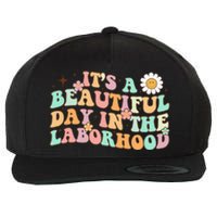 Retro Groovy It'S A Beautiful Day In The Laborhood Wool Snapback Cap