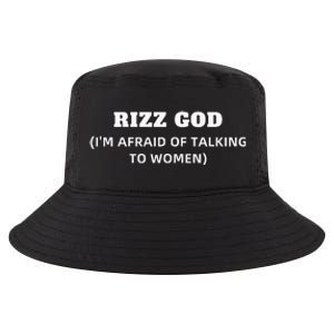 Rizz God IM Afraid Of Talking To Women Satirical Cool Comfort Performance Bucket Hat