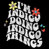 Retro Groovy Im Indigo Doing Indigo Things Funny Mothers Day Impact Tech Backpack