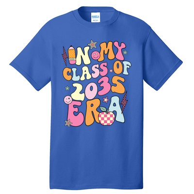 Retro Groovy In My Class Of 2035 Era Class Of 2035 Graduate Cool Gift Tall T-Shirt