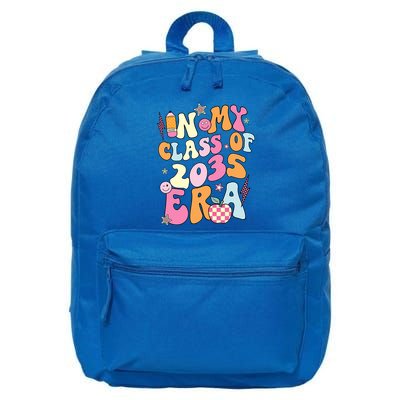 Retro Groovy In My Class Of 2035 Era Class Of 2035 Graduate Cool Gift 16 in Basic Backpack